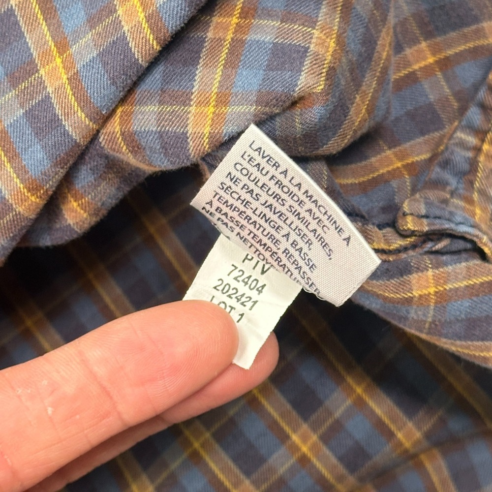 5.11 Tactical Covert Light Flannel Men's Size 2XL Long Sleeve Snap 72404 Flaw - Picture 9 of 12